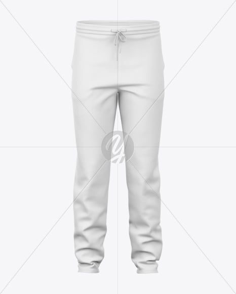 Straight–Leg Joggers Mockup