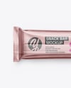 Matte Metallic Snack Package Mockup
