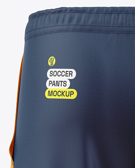 Quarter Sports Pants Mockup - Back View