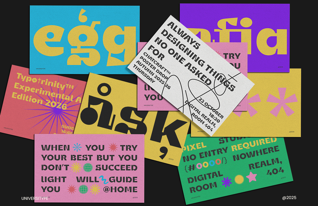 UT Geas - A Playful Display Font