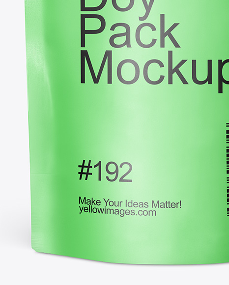 Matte Doy Pack Mockup