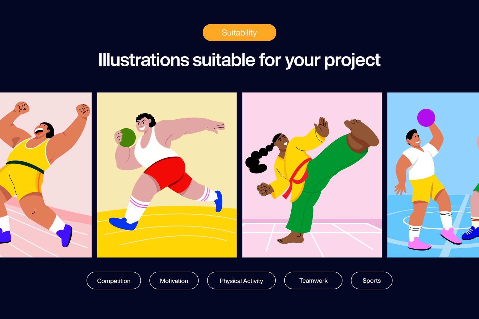 Olympic Illustration Art Set