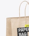 Kraft Paper Shopping Bag Mockup