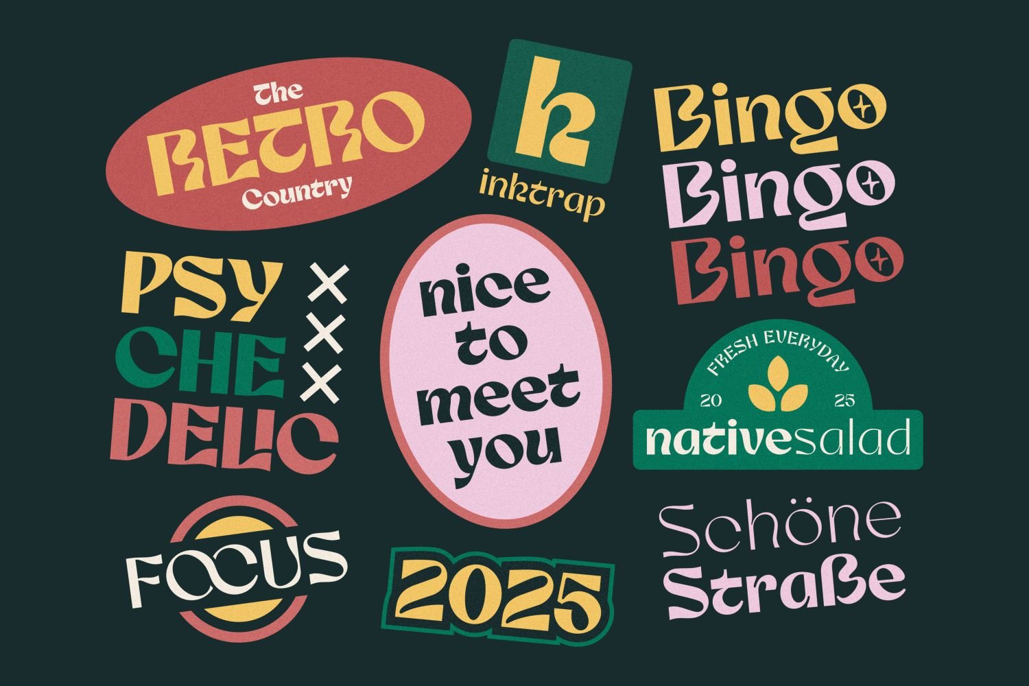 Nagoku - Retro Display Font