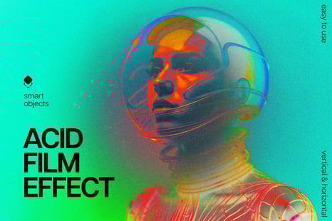 Acid Film Photo Template - Creative Store