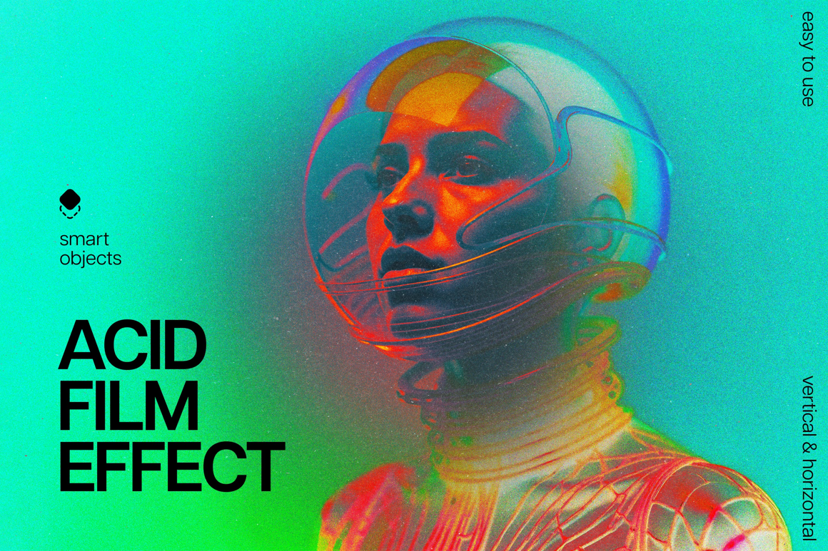 Acid Film Photo Template