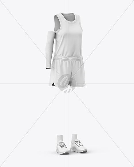 Women's Basketball Kit Mockup - Half Side View