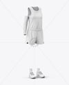 Women's Basketball Kit Mockup - Half Side View
