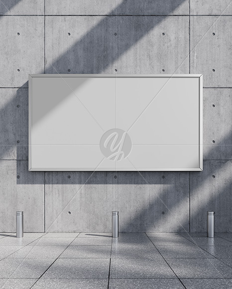 Billboard on the City Street Mockup