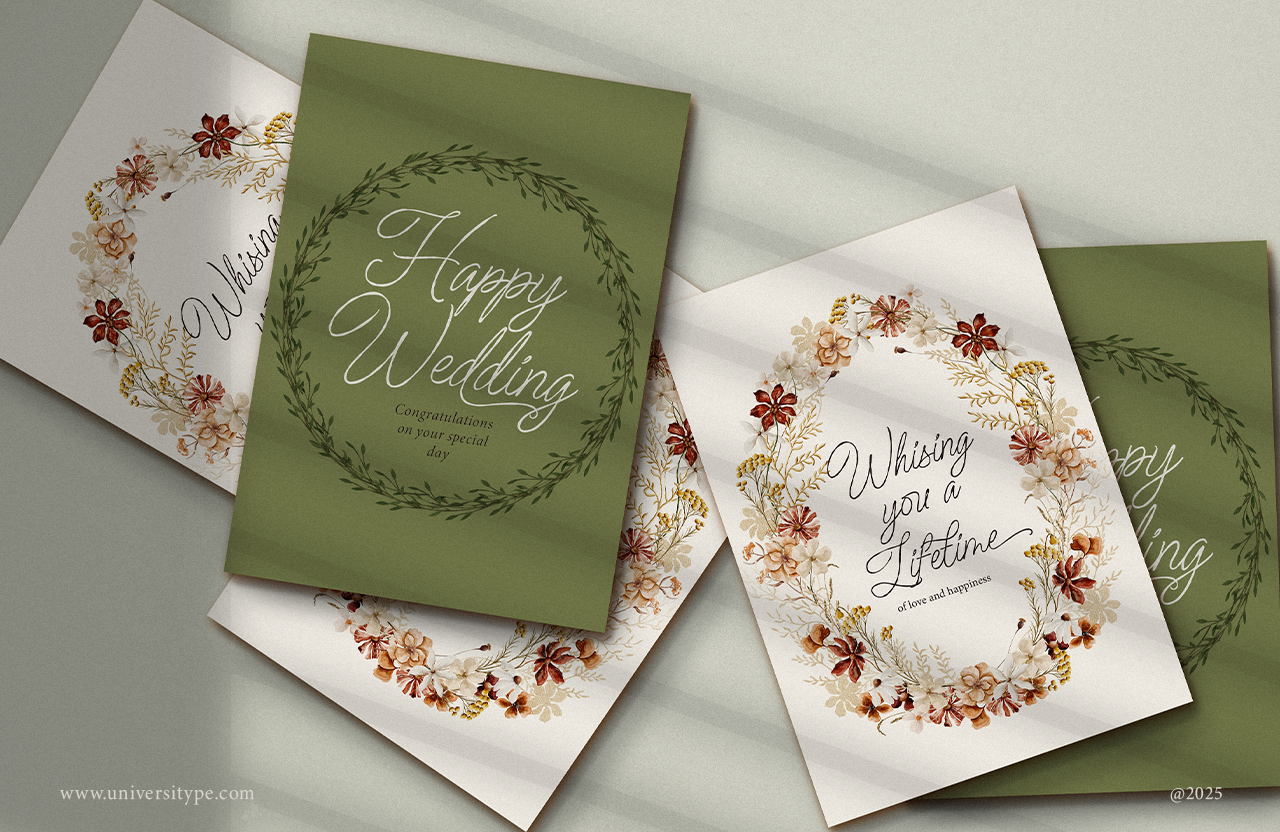 UT Nikahan Script - A Wedding Font