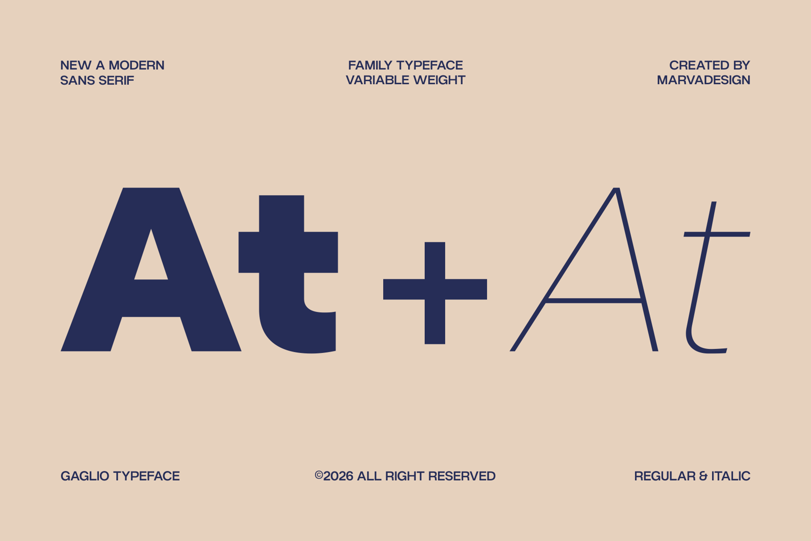 Gaglio Family Font