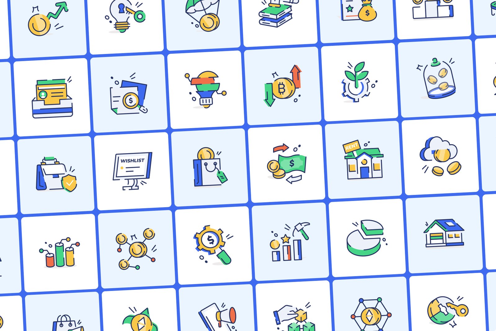 300 Finance and Operations Icons