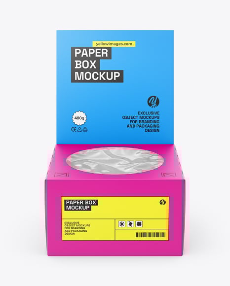 Paper Box Mockup