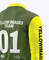 Jersey Mockup - Back Half Side View