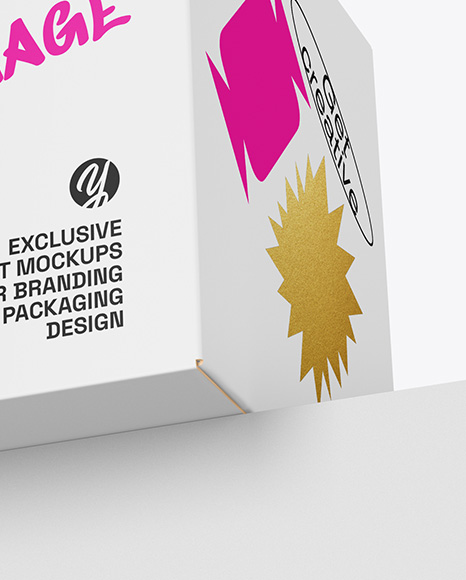 Paper Box Mockup