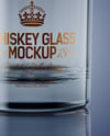 Clear Whisky Tumbler Glass Mockup