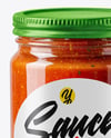 Jar with Marinara Sauce Mockup