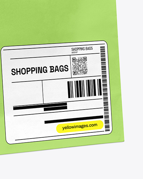 Paper Shopping Bag Mockup
