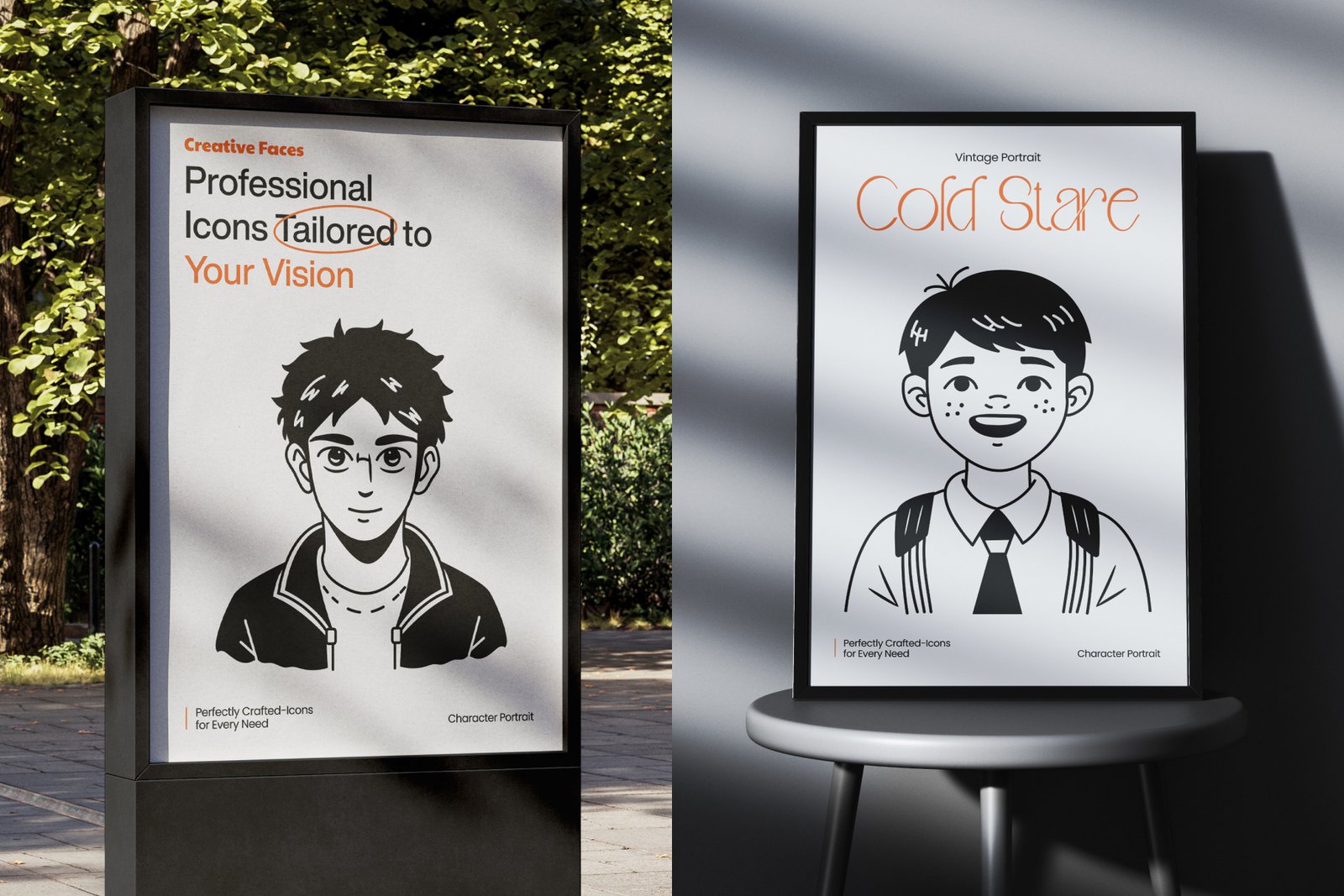 Character Portrait Icon Set