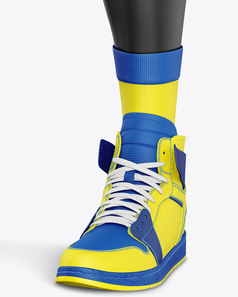 Full Basketball Kit Mockup - Half Side View