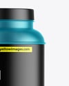 Matte Metallic Protein Jar Mockup