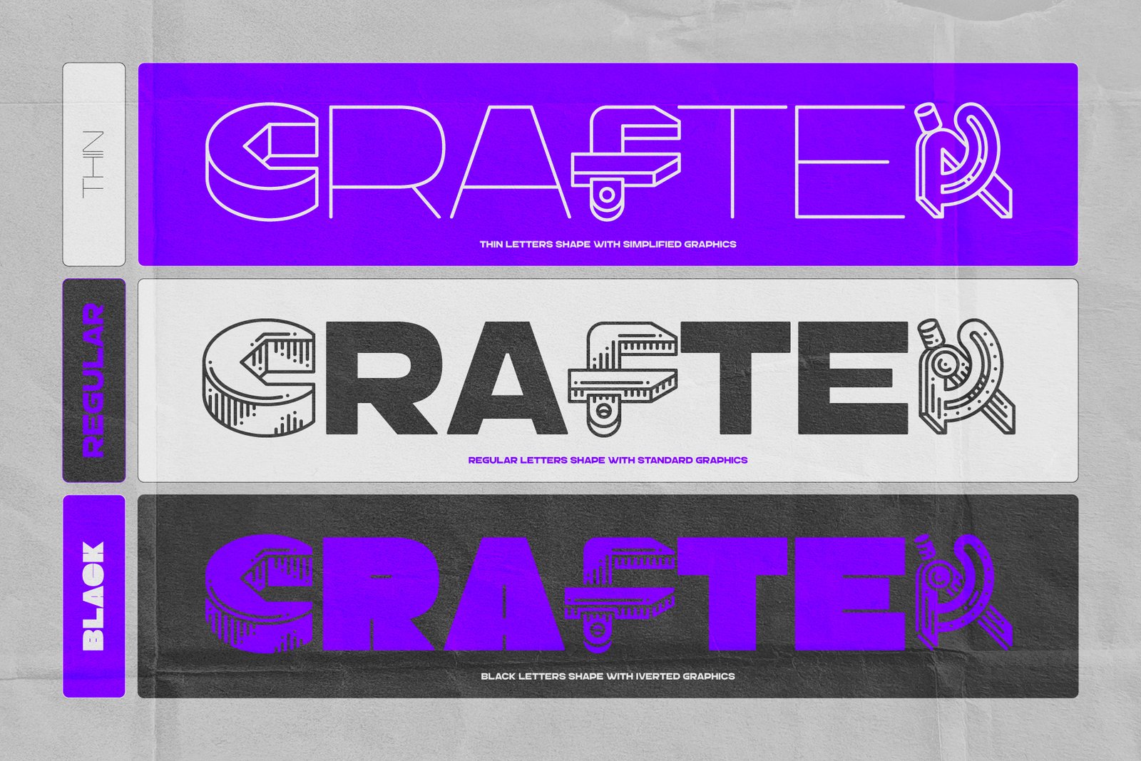 Crafter Tools Font Family