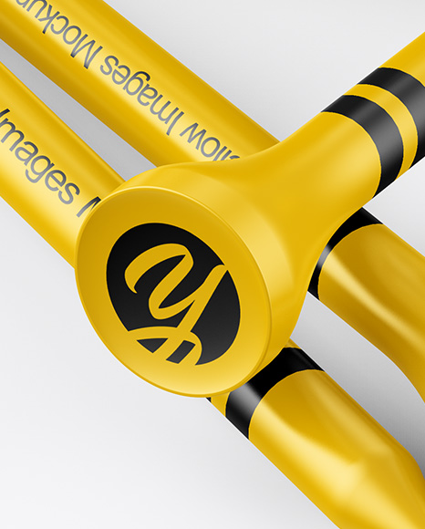 Golf Ball with Tees Mockup