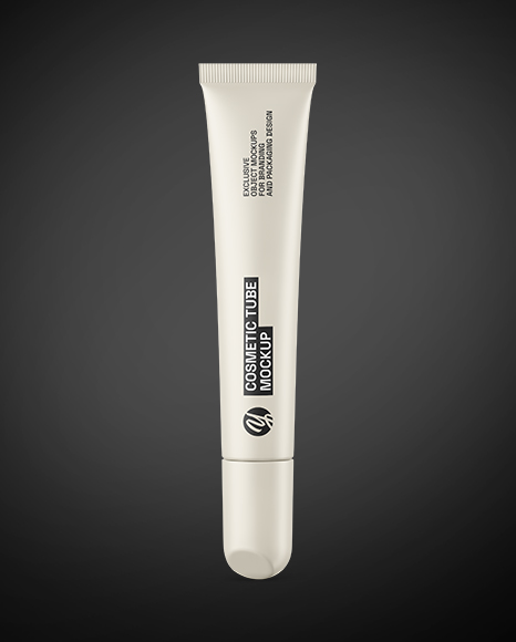 Matte Cosmetic Tube Mockup
