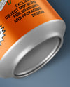 Aluminium Can With Matte Finish Mockup