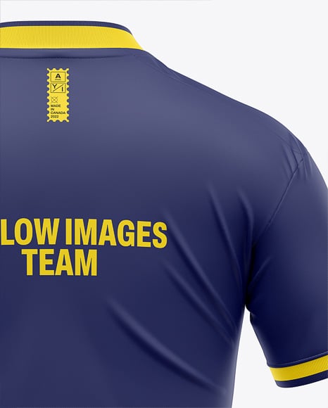 Men's V-Neck Jersey Mockup