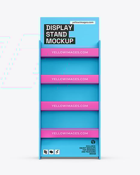 Display Stand Mockup – Front View