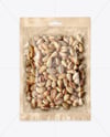 Kraft Package with Pistachios Mockup