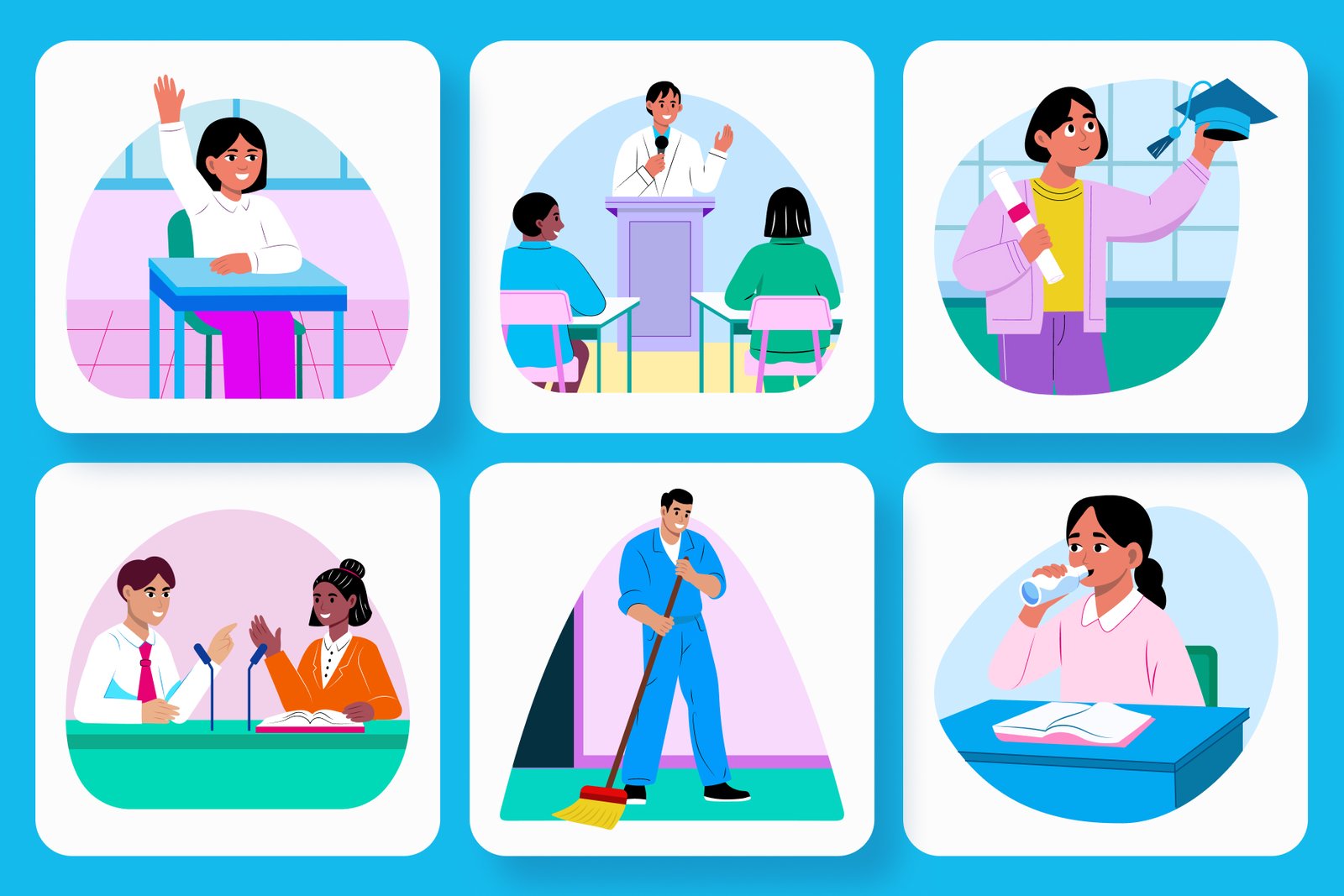 Back To School Illustration Art Pack