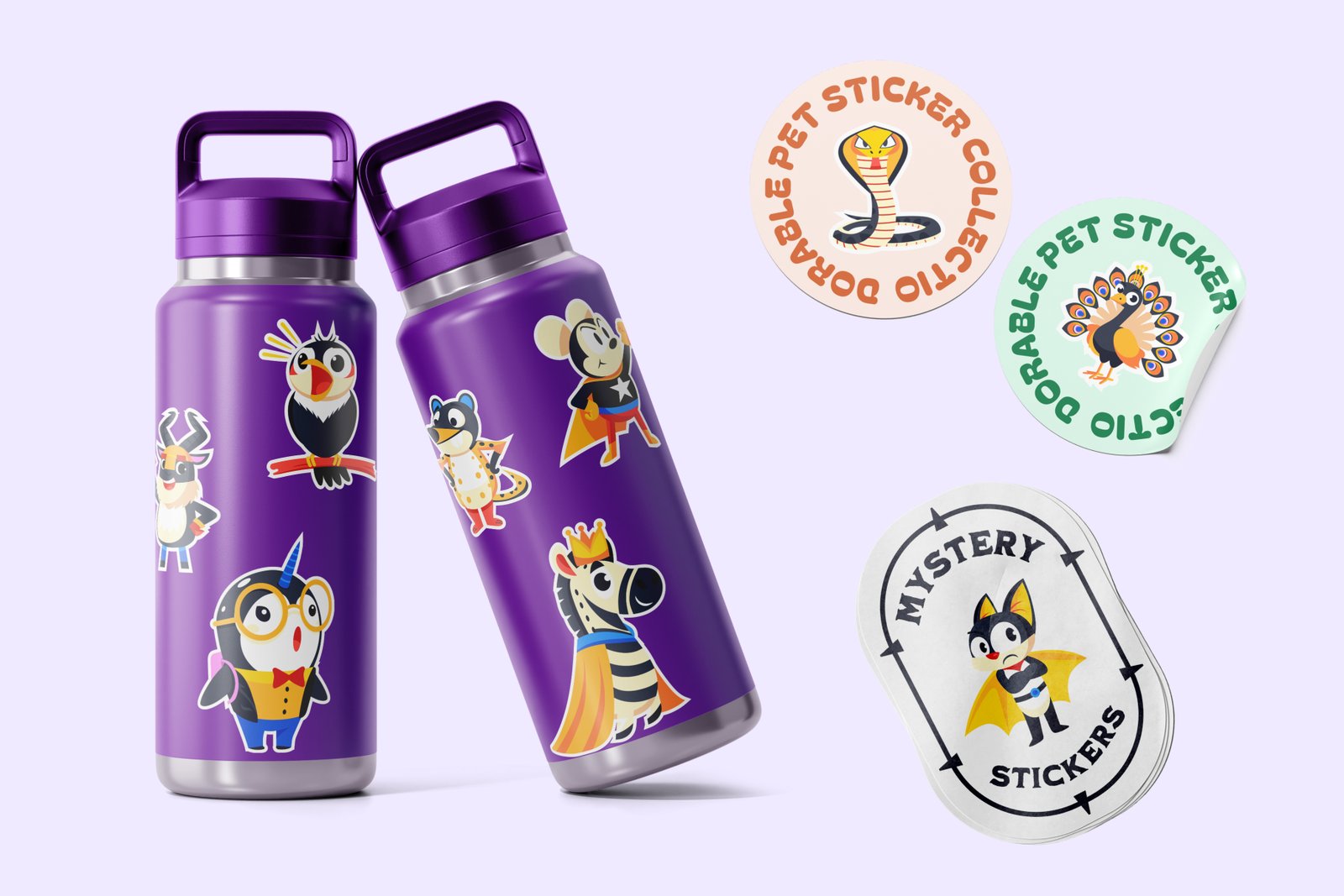 Animal Mascots Art Set
