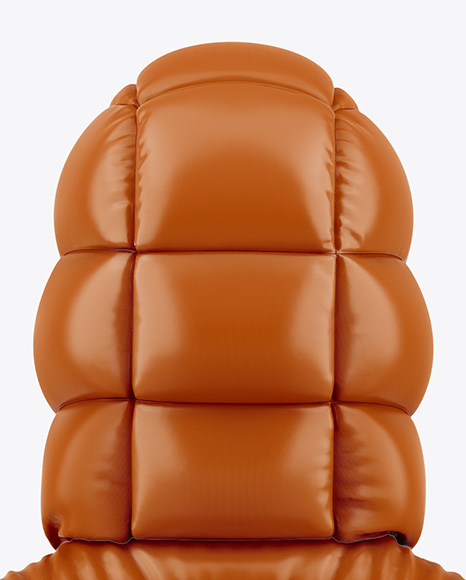 Hooded Down Vest Mockup