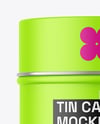 Matte Tin Can Mockup