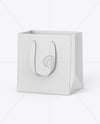 Paper Shopping Bag Mockup – Half Side View