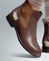Chelsea Boots on Woman's Legs with Leggins Mockup