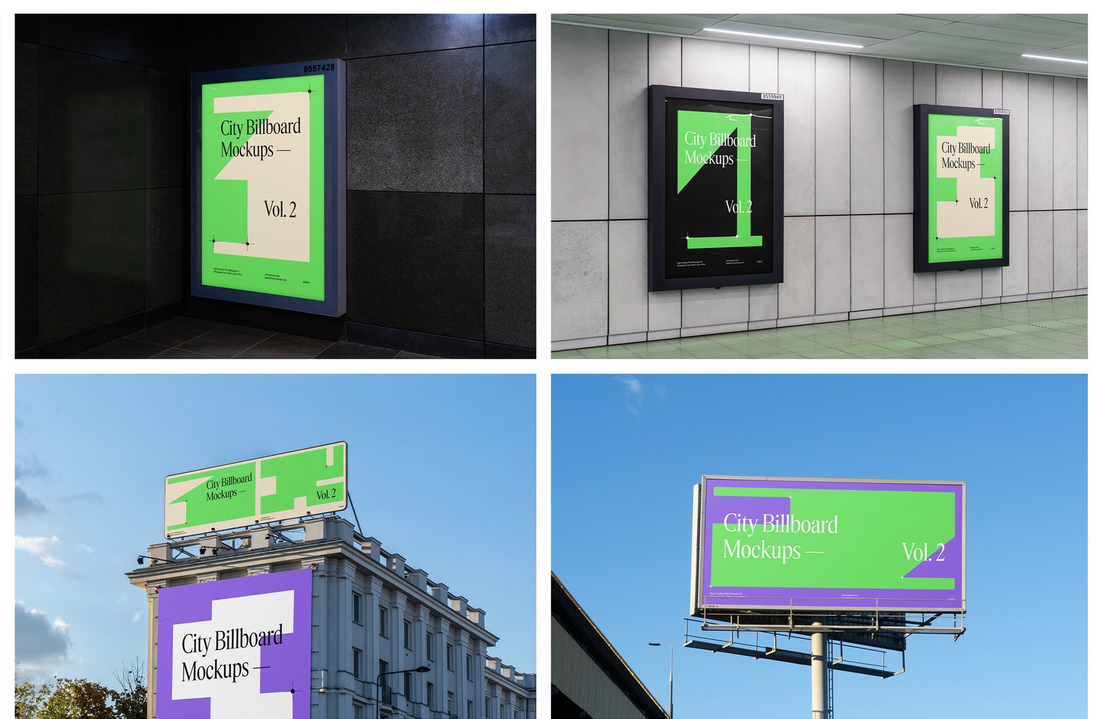 City Billboard Mockups Vol.2