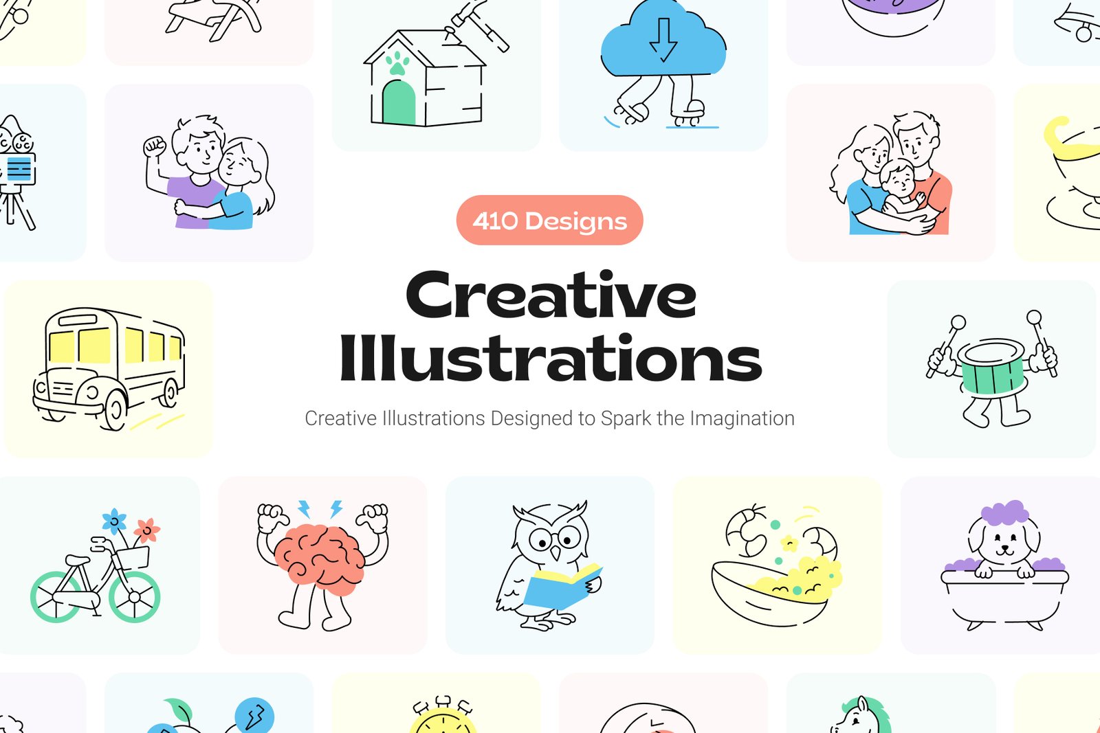 Creative Illustrations Bundle