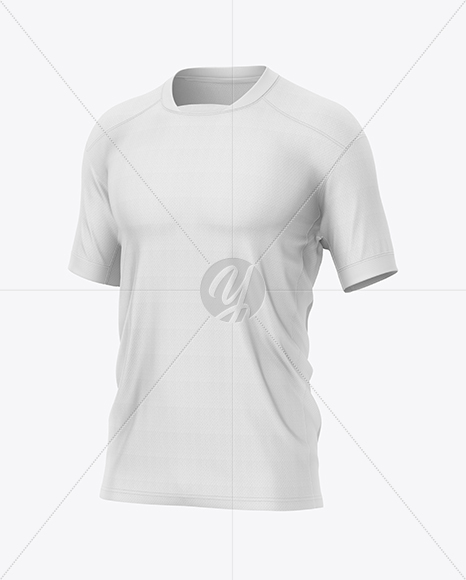 Soccer Jersey Mockup - Half Side View