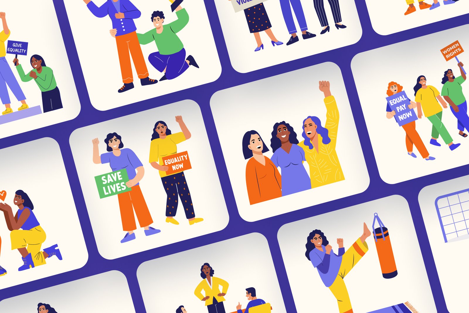 Feminist Icons Illustration