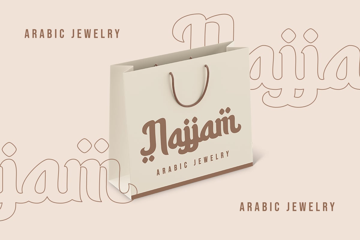 Haliya - Arabic Font Style Typeface