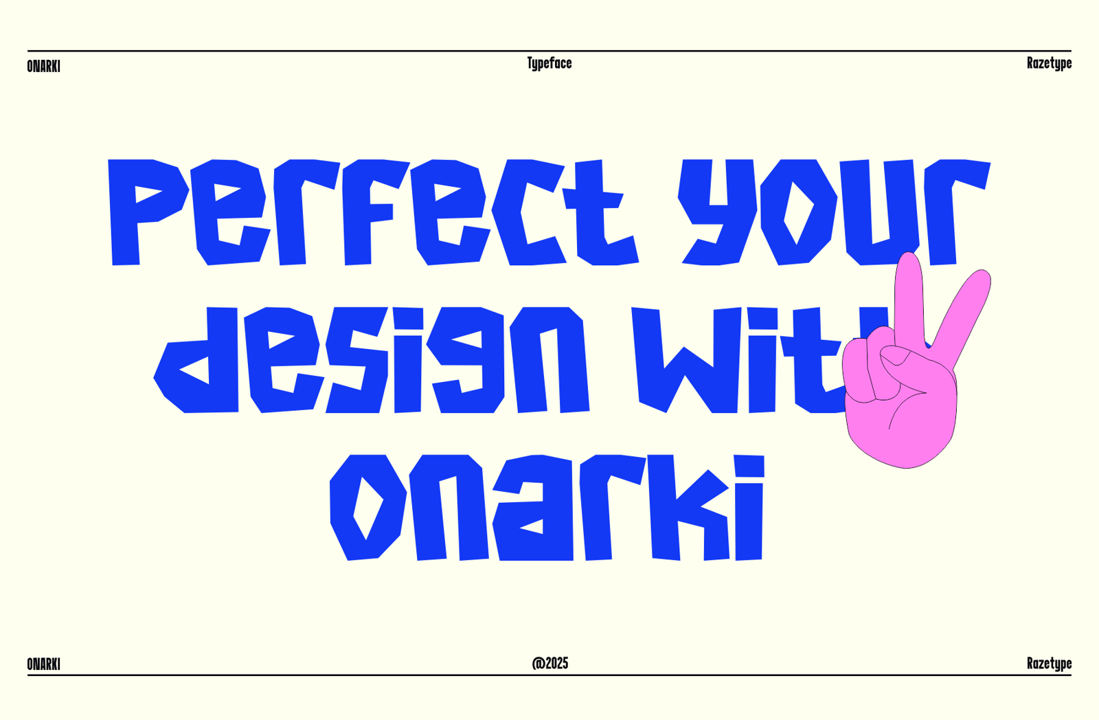Onarki - Graffiti Style Typeface
