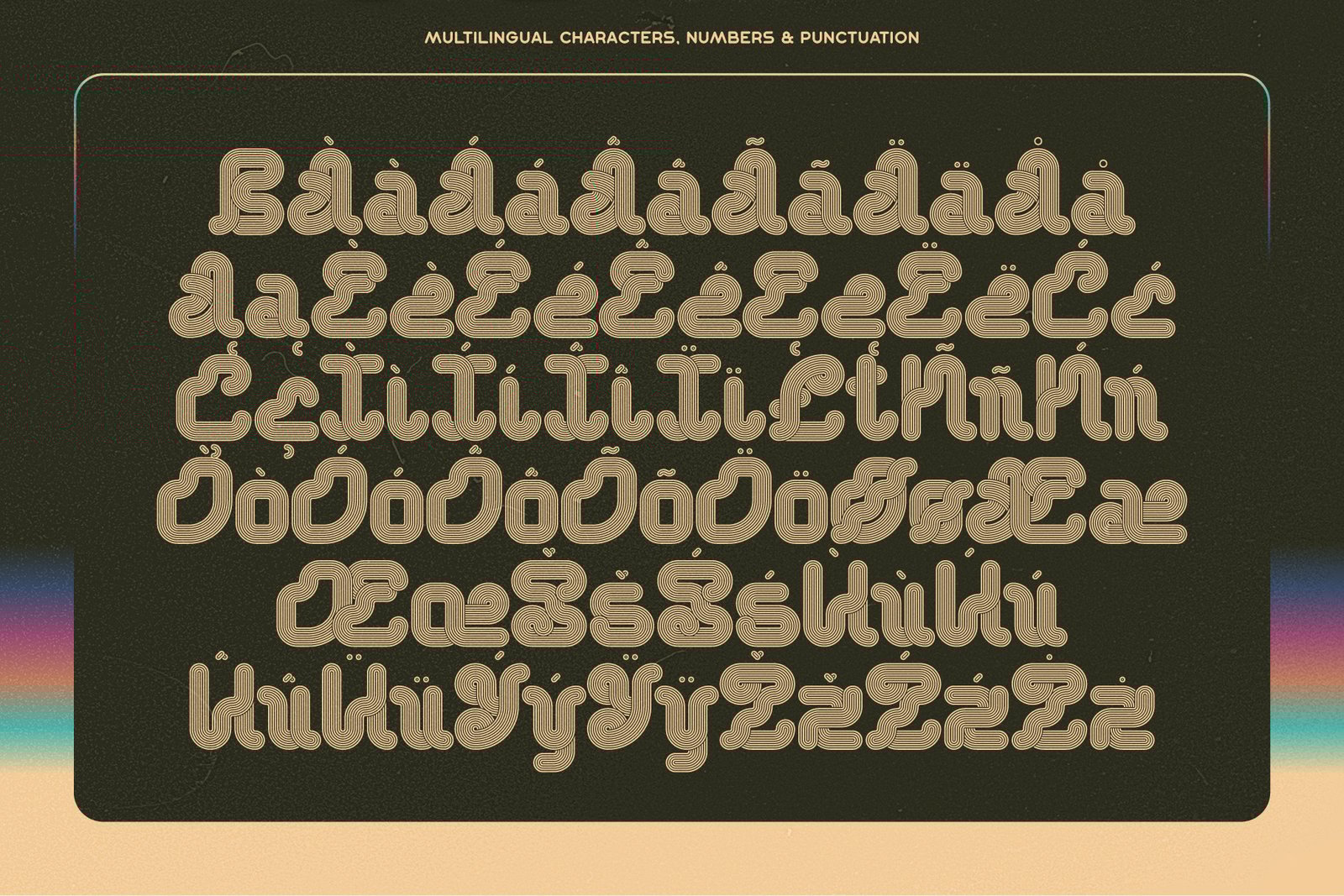 Turboline Vintage Font