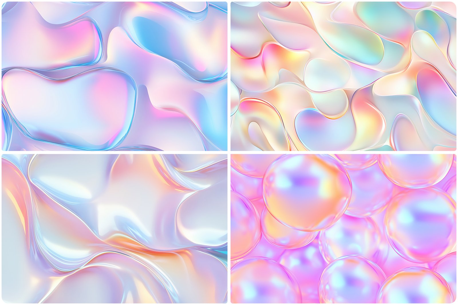 30 Pearlescent Background Textures