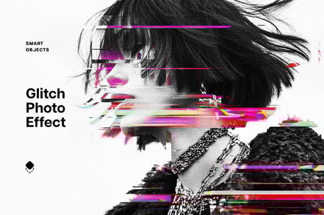 Glitch Template Effect - Vhs style