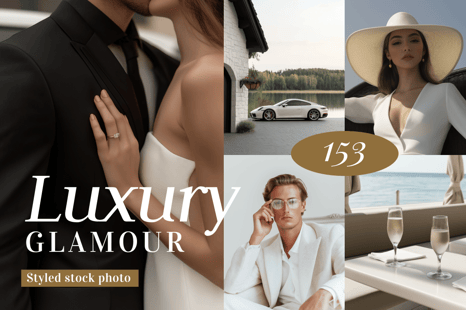 Luxury Glamour - 153 Images Bundle - Stock Photos