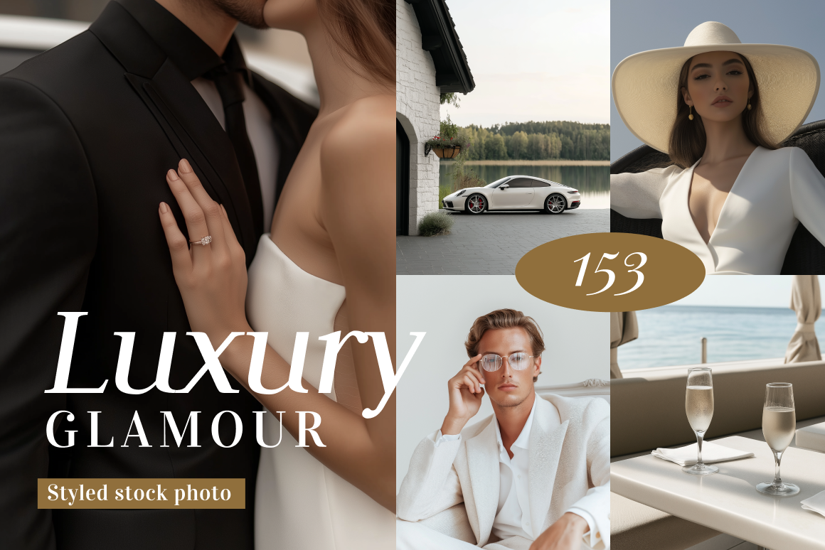 Luxury Glamour - 153 Images Bundle