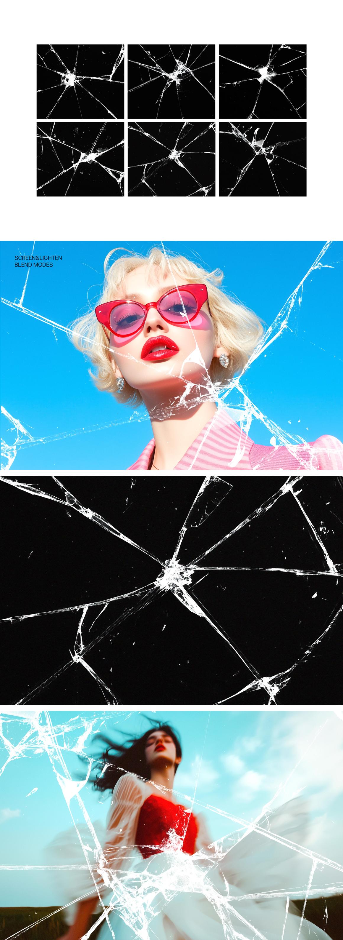 Broken Glass Overlays